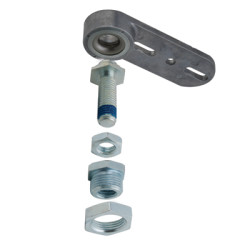 DORMA RTS85 Threshold Pivot Concealed Door Closer - 8554/6 Side Load