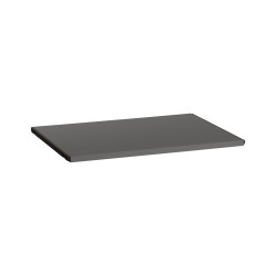 elfa Top Track System - Click In Edged Melamine Board/Shelf - 605 x 424 x 20mm - Graphite