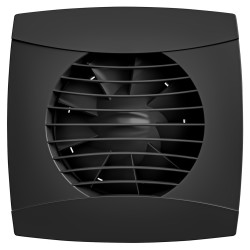 Everything Ventilation Helix Air EVEHA100TH003 Bathroom Extractor Fan with Humidity & Timer - Black