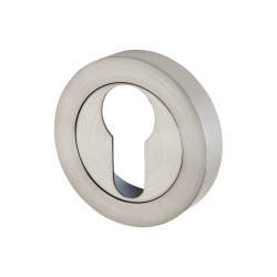 Touchpoint Escutcheon - 50mm Diameter - Euro - Satin Chrome