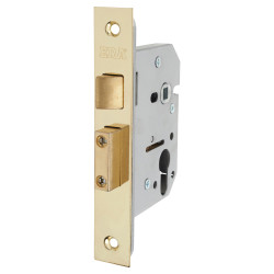 ERA Viscount Euro Profile Sashlock - 64mm Case - 44mm Backset - Polished Brass