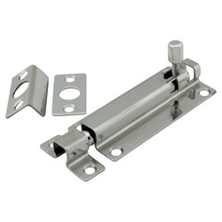 Hampstead Straight Barrel Bolt - 80 x 38mm - Polished Stainless Steel