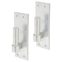Heavy Duty Hook On Plate - 19mm Pin - Galvanised - Pair
