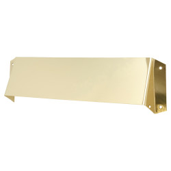 Altro Security Hood - 300 x 89mm - Polished Brass