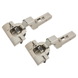 Blum CLIP Top INSERTA Soft Close Cabinet Hinge - 110° - Inset - Zinc Plated - Pair