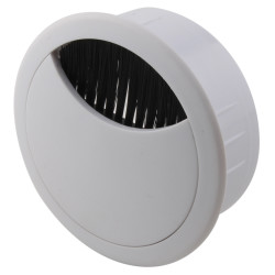 Altro Round Cable Tidy Grommet - 60mm Hole Size - White - Pack of 10