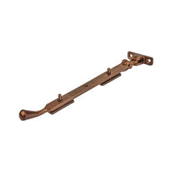 Pear Drop Casement Window Stay - 10"/254mm Length - Bronze