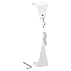 elfa Top Track System - Over Door Hook - 150 x 68 x 40mm - White