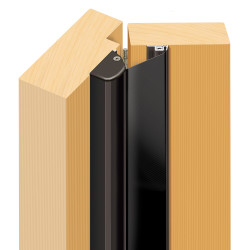 Exitex Concealed Roller Finger Guard - 1925mm Length - Black