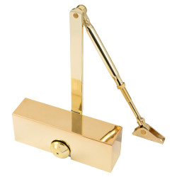 Eclipse 73 Series Fire Door Closer - Power Size 3 - Push/Pull Mounting - Polished Brass