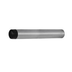Altro Cylinder Pattern Projection Door Stop - 115mm Projection - Satin Chrome
