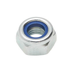 Self Locking Nut Nylon Insert - M10 - Zinc Plated - Pack of 25