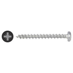 SPAX Pozi Pan Head Wood Screws - 4.0 x 25mm - WIROX Zinc Plated - Pack of 1000