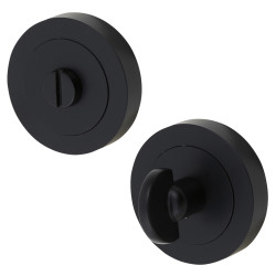Serozzetta by Carlisle Brass GK4004 Bathroom Turn & Release - 50mm Diameter - Matt Black