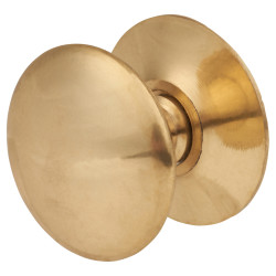 Altro Spun Round Cabinet Knob - 25mm Diameter - Polished Brass