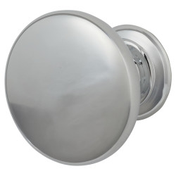 Crofts & Assinder Monmouth Round Cabinet Knob - 32mm Diameter - Polished Chrome