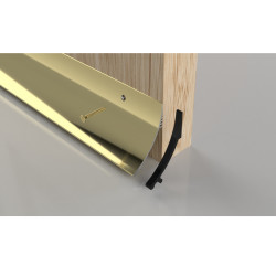 Stormguard SRD 63 Rain Deflector - 1000mm Length - Inward/Outward Opening Doors - Gold Anodised