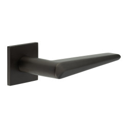 CRES by Frelan Dark Bronze Fixed Dead Door Handles on Square Rose - CR-107 Range