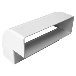 Manrose 90° Vertical Bend - 300 x 25mm - White