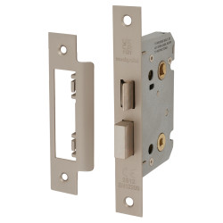 Touchpoint Contract Bathroom Lock - 65mm Case - 44mm Backset - Satin Nickel