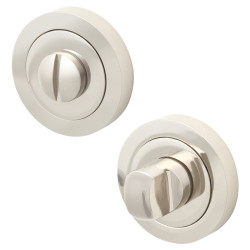 Touchpoint Bathroom Turn & Release - 50mm Diameter - Polished Nickel