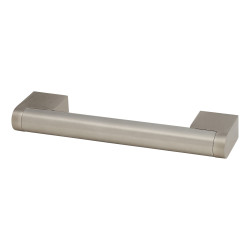 Altro 14mm D-Bar Cabinet Pull Handle - 96mm Centres - Brushed Nickel