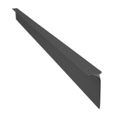 Altro 630mm Aluminium Worktop Corner Joint - 30mm Worktop Thickness - Black