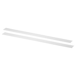 elfa Top Track System - Top Track Cover - 580mm Length - White - Pack of 2