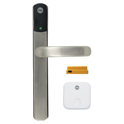 Yale Conexis L2 Electronic Multipoint Smart Lock Door Handle - Satin Nickel - SD-L2000-SN