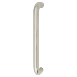 Altro 19mm D-Bar Door Pull Handle - Bolt Fix - 229mm Centres - Polished Stainless Steel
