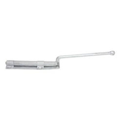 Monkey Tail Gate Bolt - Straight Handle - 445mm Length - Galvanised