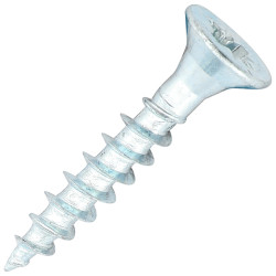 SiDAX General Purpose Pozi Countersunk Wood Screws - 3.5 x 20mm - Zinc Plated - Pack of 200