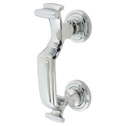 Heritage Brass by M Marcus Doctor Door Knocker - 192 x 43mm - Polished Chrome