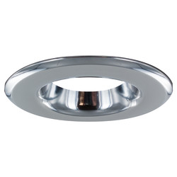 Integral LED Lux Fire Fixed Fire Rated Downlight Bezel - Polished Chrome