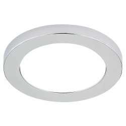 Forum Spa Tauri Magnetic Bezel for 12W Flush LED Bathroom Ceiling Light - Polished Chrome