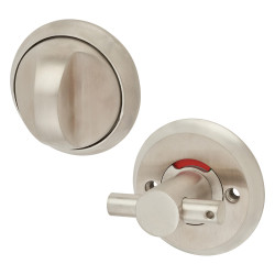Eclipse Anti-Ligature Bathroom Turn & Release with Emergency Release Key - 62mm Diameter - SSS