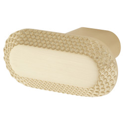 Hampstead Morley Bobbled Oval Cabinet Knob - 40 x 27mm - Satin Brass