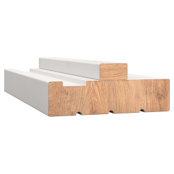 LPD Fire-Rated Hardwood Door Lining with Loose Stop - Primed - FD30 - 2130 x 95 x 32mm - White
