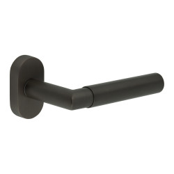 CRES by Frelan CR-102 uPVC Multipoint Door Handle on Oval Rose - Dark Bronze
