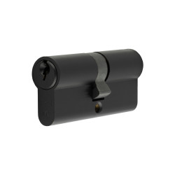 Eurospec 5 Pin 70mm Euro Double Cylinder - 35 + 35mm - Matt Black - Keyed to Differ