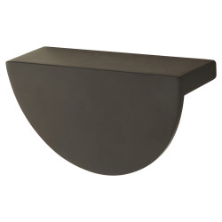 Altro Otley Cabinet Finger Pull Handle - 64mm Centres - Matt Black