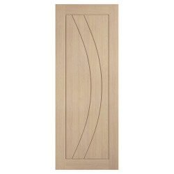 LPD Girona 3 Panel Unfinished Solid Internal Door - 1981 x 762 x 35mm - Oak