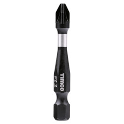 TIMCO X6 Impact Driver Bits - Pozi - PZ2 - 50mm Length - Pack of 5