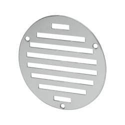 Touchpoint Circular Slotted Vent - 102 x 102mm - 1125mm² Free Air Flow - Satin Aluminium