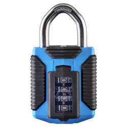 Squire CP50/ATLS Marine Grade Combination Padlock - 50mm Body - 23 x 22mm Shackle - Blue