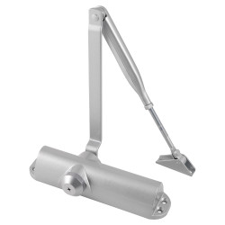 Eclipse 83 Series Fire Door Closer - Power Size 2-4 - Push/Pull Mounting - No Cover - Silver