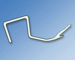 Glass to Glass Strike Jamb Shower Seal - 90° - Suits 8mm Glass - Clear