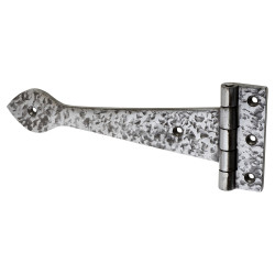 Olde Forge Tudor Plain Door Tee Hinge - 229 x 85mm - Polished Iron - Pair