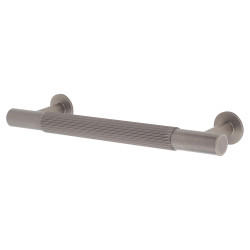 Carlisle Brass 12.5mm Lines T-Bar Cabinet Pull Handle - 128mm Centres - Anthracite Grey