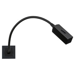 Knightsbridge 2W Flexi Reading Light Euro Module - 3000K Warm White - Black